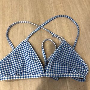 Medium Blue Jolyn Triangle Bikini Top
